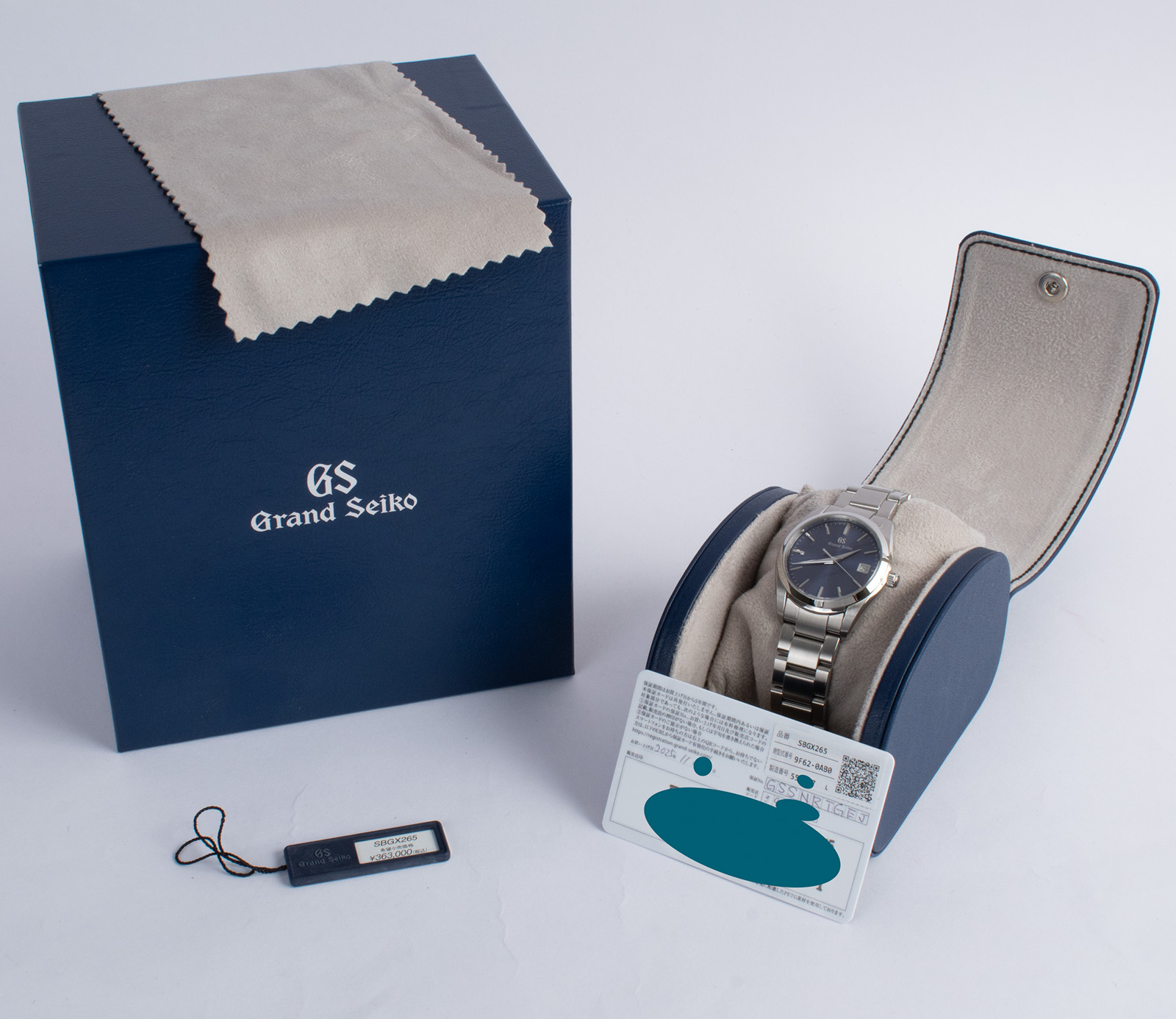 ググググ Grand Seiko Quartz SBGX265 Blue 37mm Watch – Grand Seiko Official