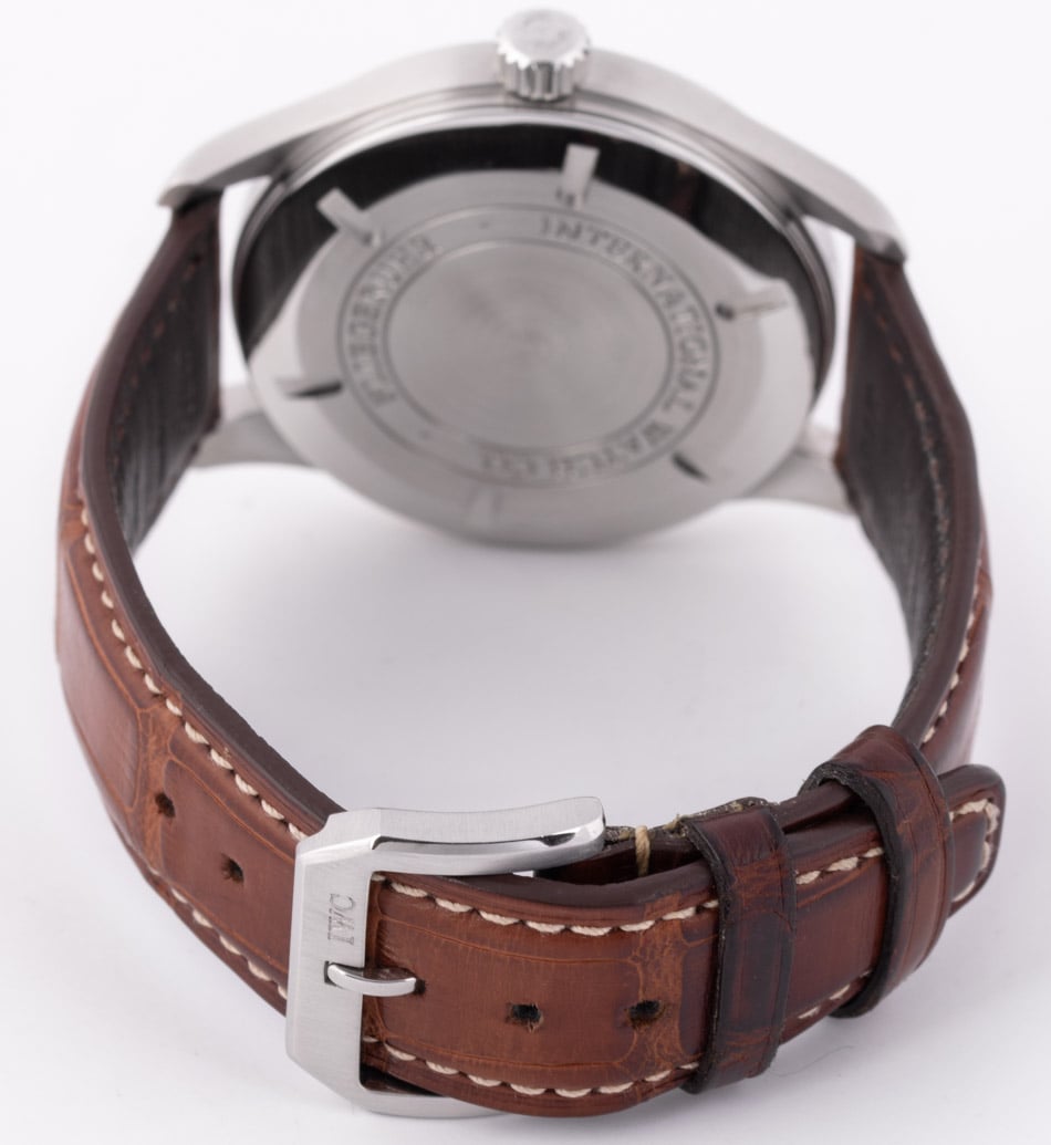 IWC - Pilot's Mark XVI : IW325504 : SOLD OUT : black dial on brown