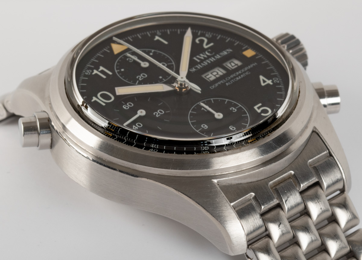 IWC Doppelchronograph 3711 SOLD OUT black dial on