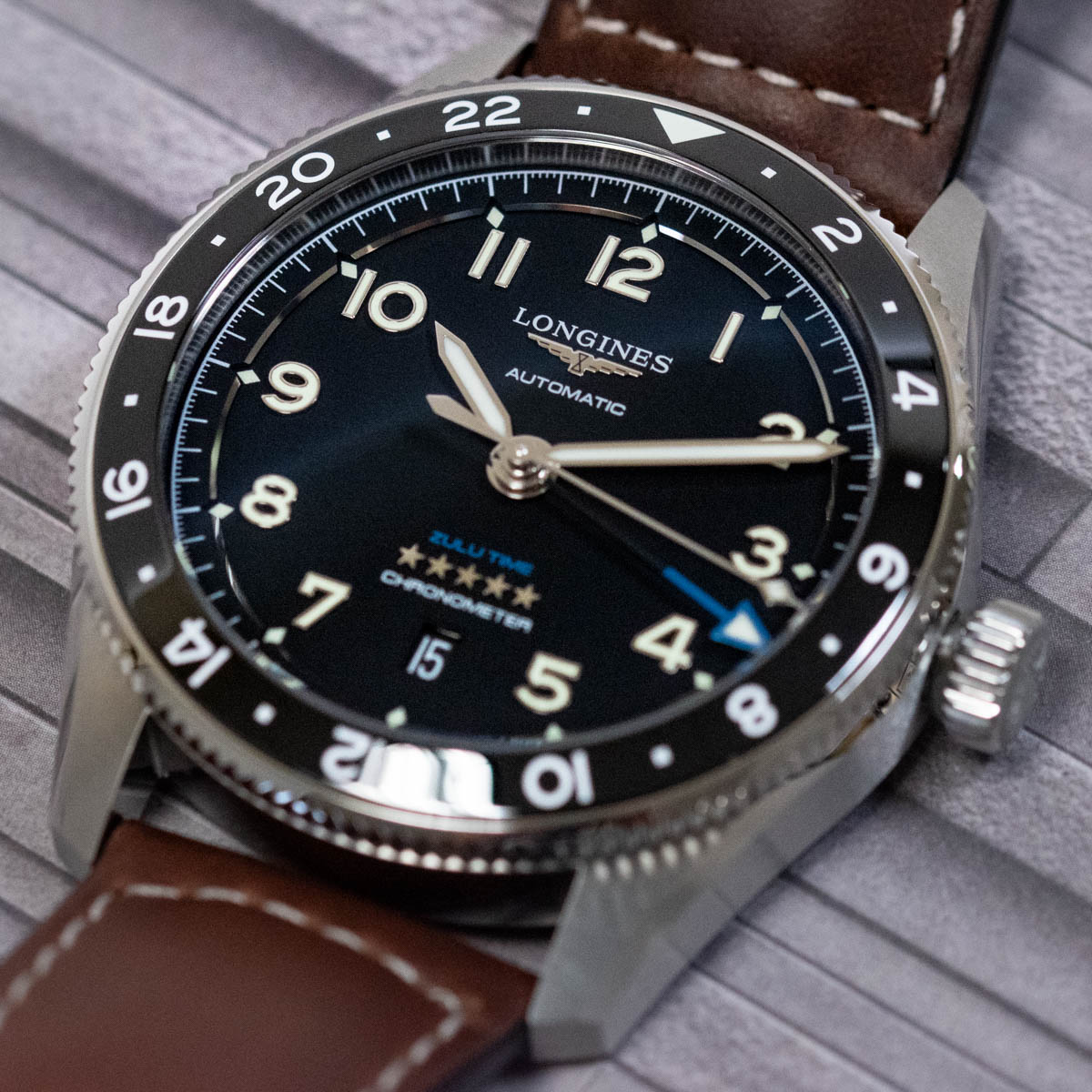 Longines Spirit Zulu Time GMT : L3.812.4.53.2