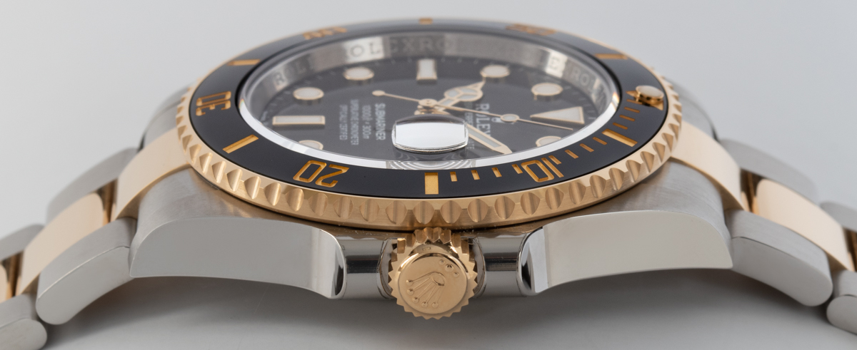 thickness rolex submariner