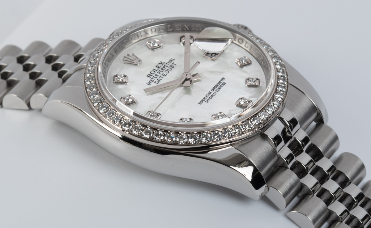 Rolex - Datejust 36 : 116244 : SOLD OUT : Diamond Mother of Rolex - Datejust 36 : 116244 : SOLD OUT : Diamond Mother of