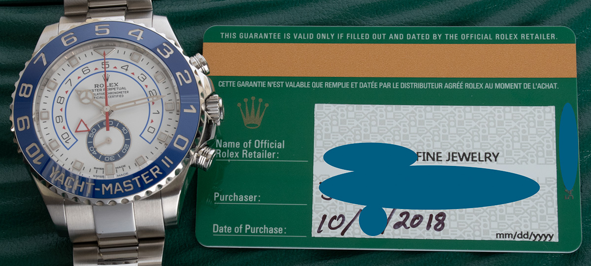 2018 yacht master clearance 2