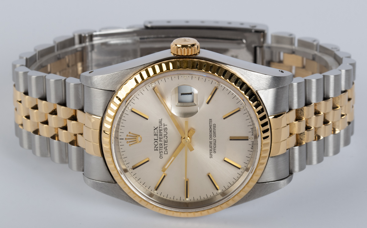 Rolex Datejust 36 : 16233 silver dial on Jubilee Bracelet