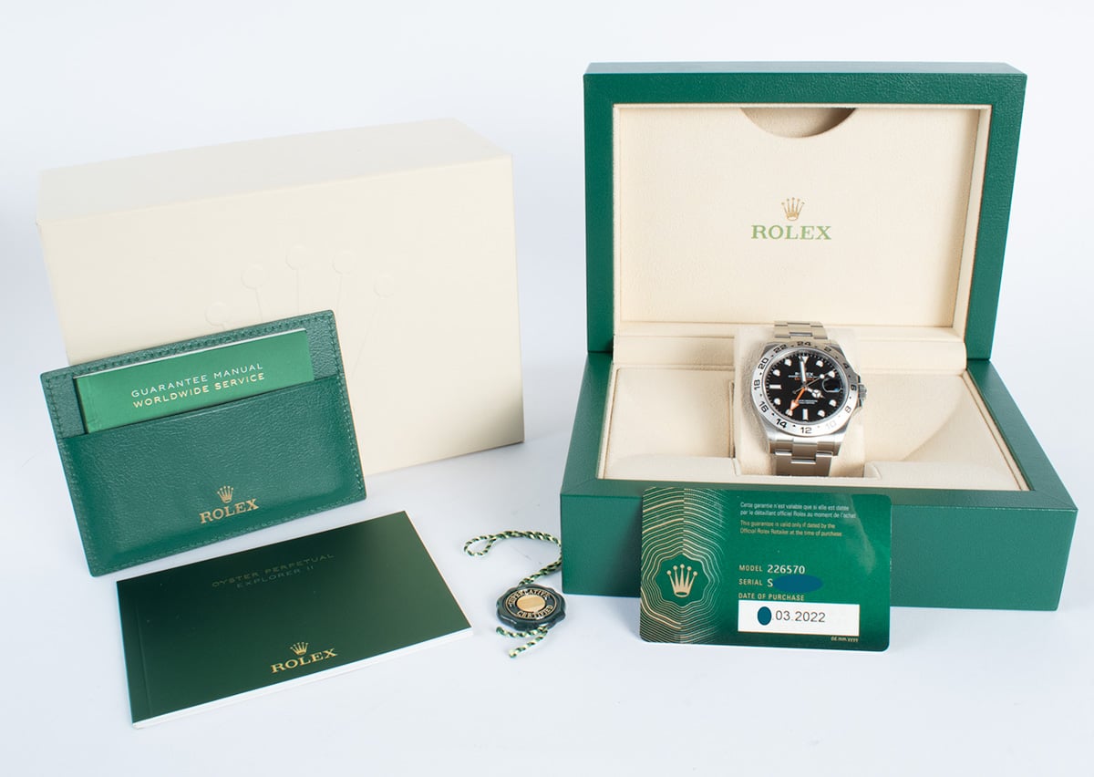 Rolex - Explorer II : 226570 : SOLD OUT : black dial on Heavy