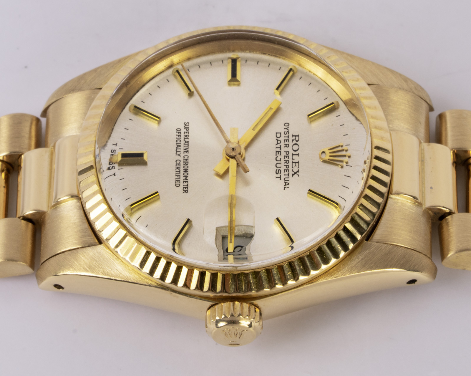 古酒 PRESIDENT Rolex President Mid-Size 31 6827 - 1979 Champagne Dial, 18k Gold