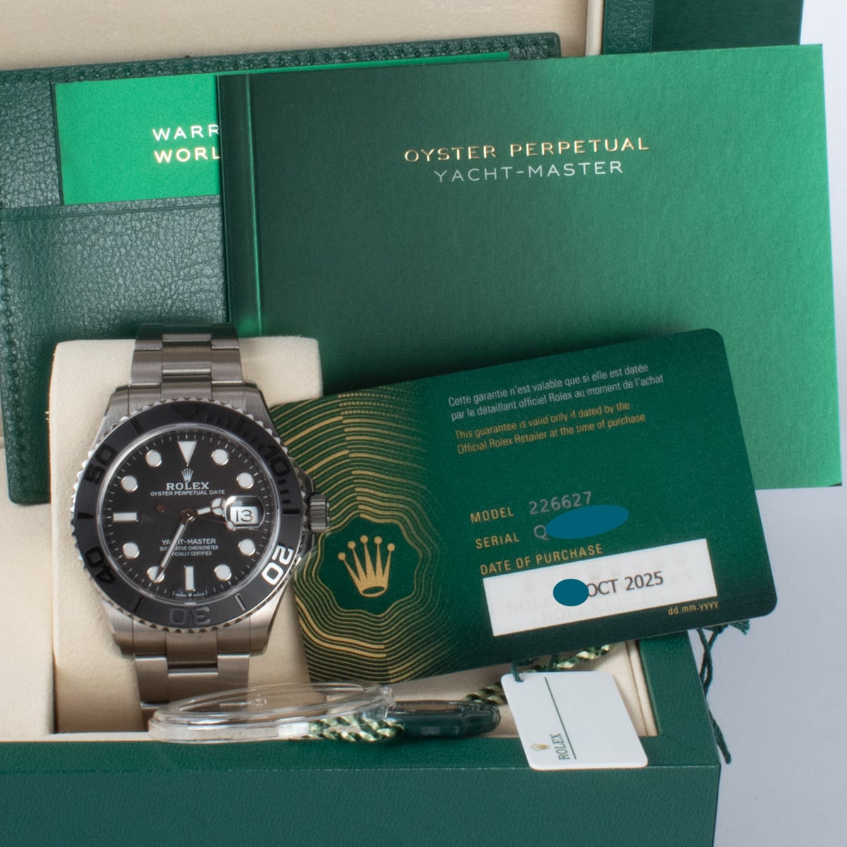 Rolex Yacht-Master 42 226627 - 2025 Intense Black Dial, RLX