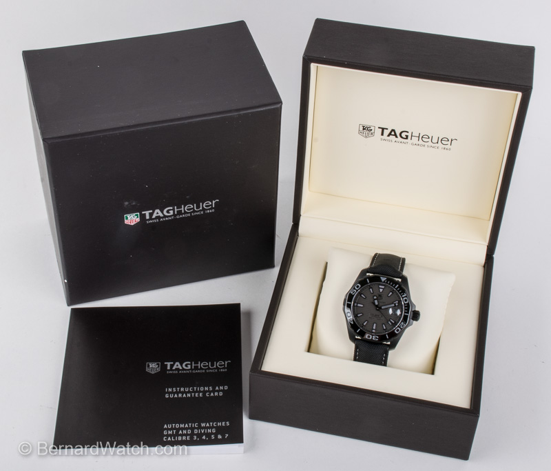 TAG Heuer - Aquaracer 'Black Phantom' : WAY218B : SOLD OUT : black and ...