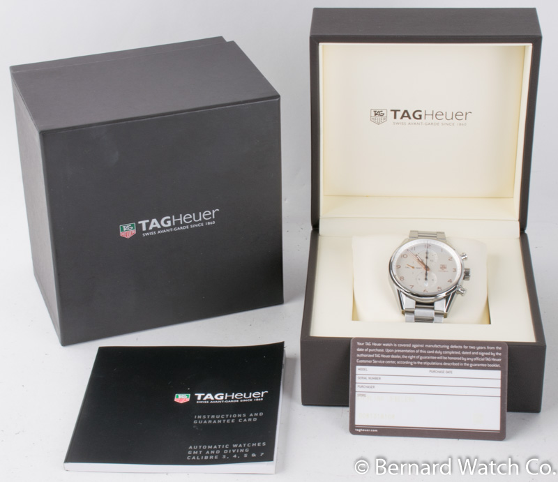 TAG Heuer - Carrera Chronograph Cal. 1887 : CAR2012 : SOLD OUT : silver ...