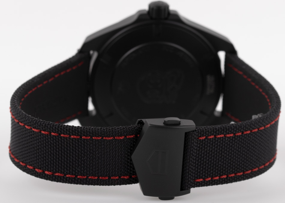 Bracelet Nylon Noir Tag Heuer Pour Aquaracer Premium WAY208A - Neuf Avec étiquettes - Tissu/textile, Unisexe, Style Pilote