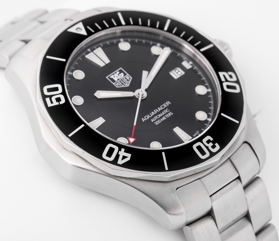TAG Heuer Aquaracer WAB2010.BA0804 SOLD OUT black dial on Stainless Steel Bracelet