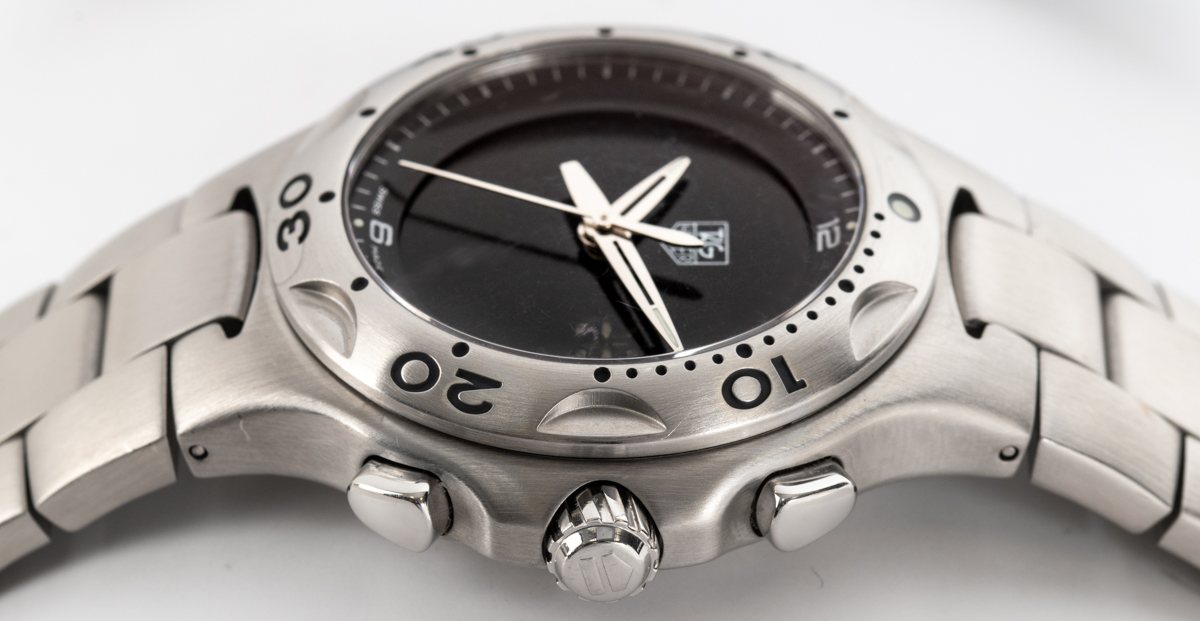 TAG Heuer Kirium F1 Chronograph CL111A.BA0700 SOLD OUT analog and digital black dial