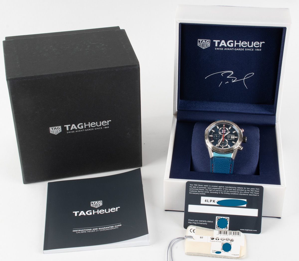 TAG Heuer - Carrera 01 Chronograph Tom Brady Limited Edition : CAR201R ...