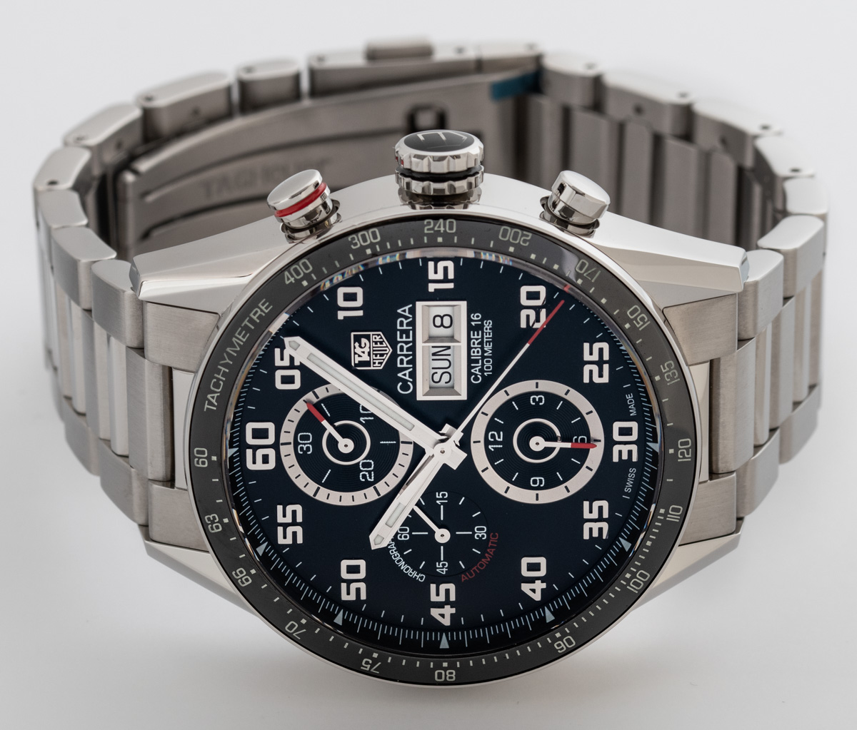 TAG Heuer - Carrera Calibre 16 Day-Date :  : SOLD OUT : black  opalin dial