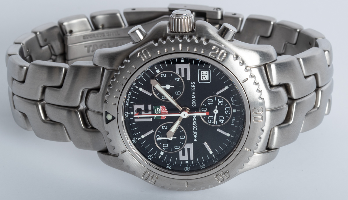 Tag Heuer Men's CT1111.BA0550 'Link' Chronograph Stainless Steel Watch